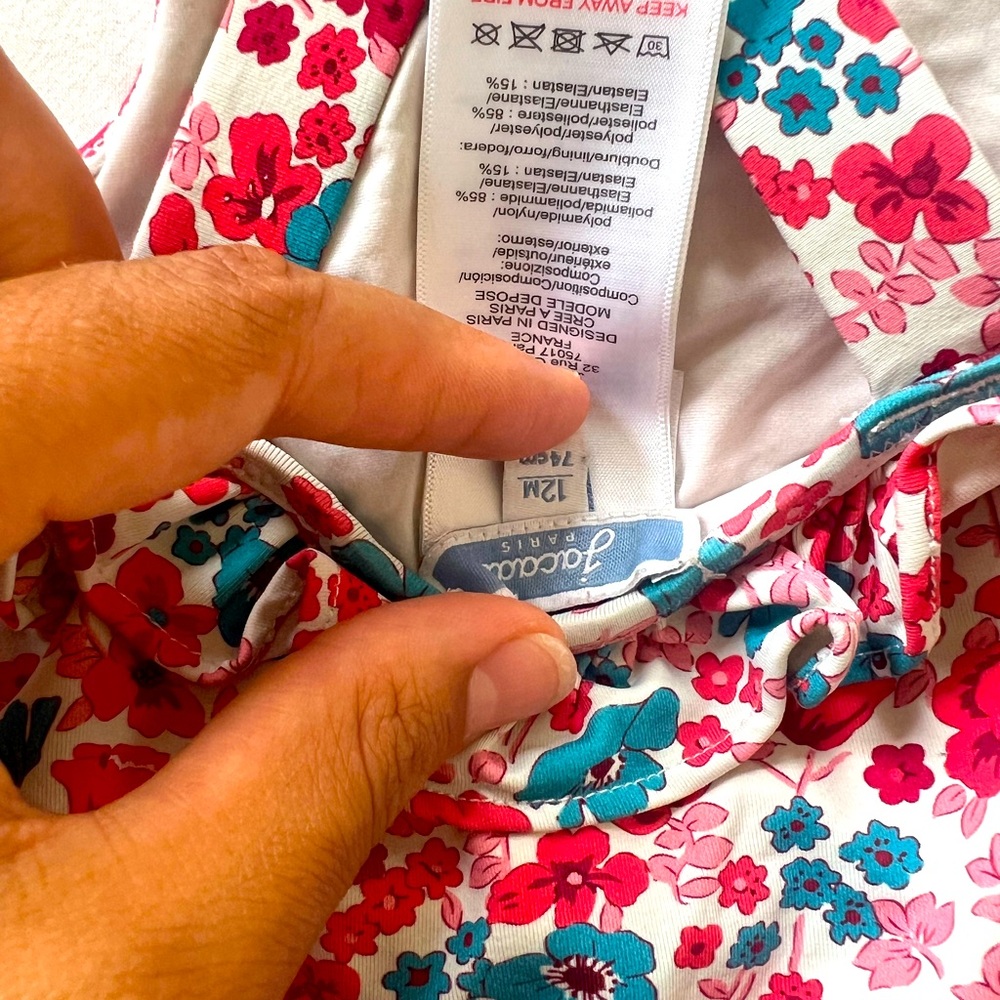 Jacadi swimsuit - brand new - 12 months -$15